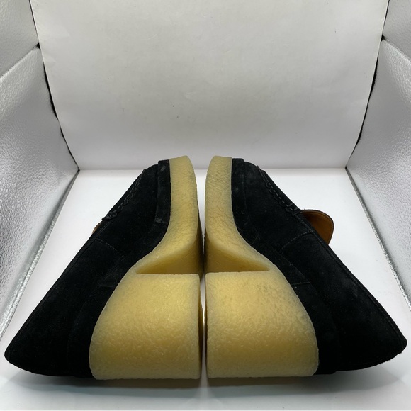 Marc Fisher LTD Lina Suede Leather Chunky Platform Loafers Size 7.5 - Picture 7 of 10